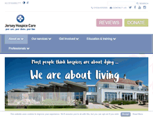 Tablet Screenshot of jerseyhospicecare.com